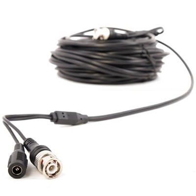 BNC Cable with Power 10M